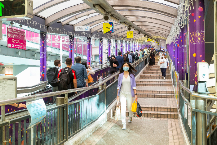 The Central-Mid-Levels Escalator and Walkway System is world’s longest outdoor covered escalator system in the world.